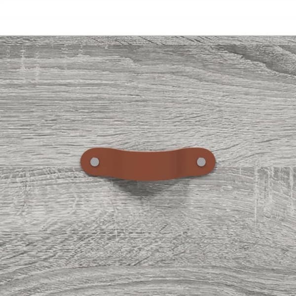 vidaXL Seinäkaappi harmaa Sonoma 80x36,5x35 cm tekninen puu