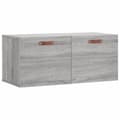 Pikkukuva 1 / 11: vidaXL Seinäkaappi harmaa Sonoma 80x36,5x35 cm tekninen puu