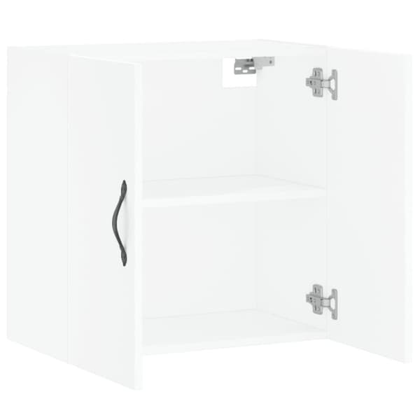 vidaXL vægskab 60x31x60 cm konstrueret træ hvid