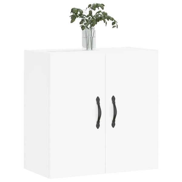 vidaXL Veggskap hvit 60x31x60 cm konstruert tre