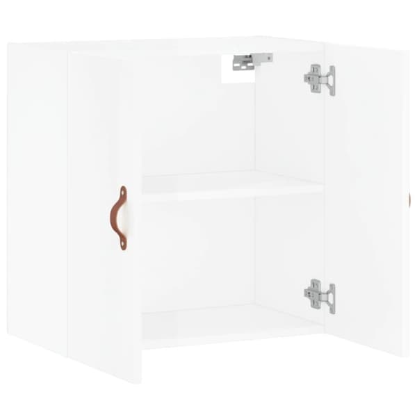 vidaXL Väggskåp vit högglans 60x31x60 cm konstruerat trä