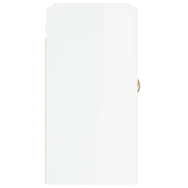 vidaXL Väggskåp vit högglans 60x31x60 cm konstruerat trä