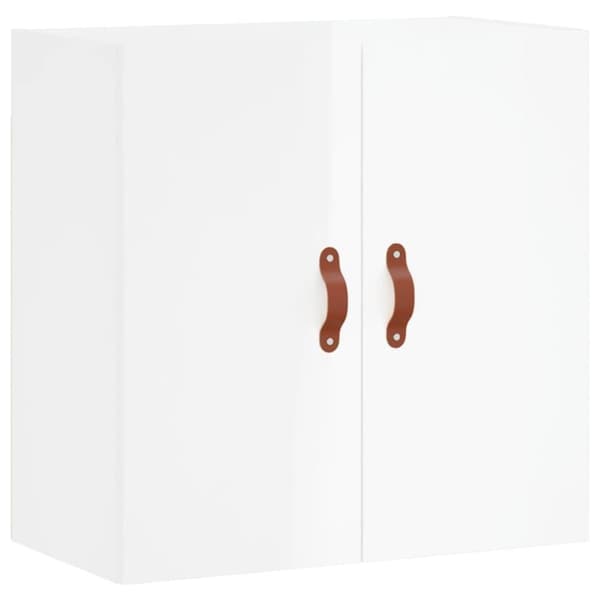 vidaXL Väggskåp vit högglans 60x31x60 cm konstruerat trä