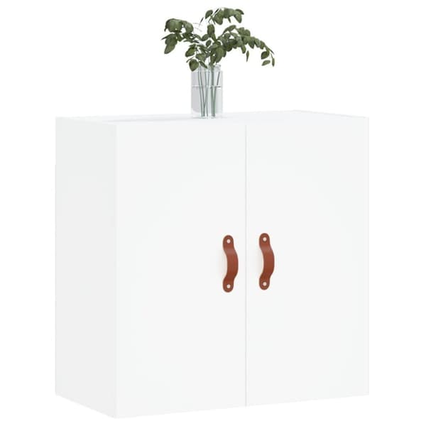 vidaXL Veggskap hvit 60x31x60 cm konstruert tre