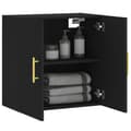 Miniatyrbilde 3 av 11: vidaXL Veggskap svart 60x31x60 cm konstruert tre