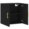 Miniatyrbilde 5 av 11: vidaXL Veggskap svart 60x31x60 cm konstruert tre
