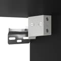 Miniatyrbilde 9 av 11: vidaXL Veggskap svart 60x31x60 cm konstruert tre