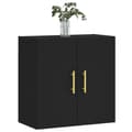Miniatyrbilde 2 av 11: vidaXL Veggskap svart 60x31x60 cm konstruert tre