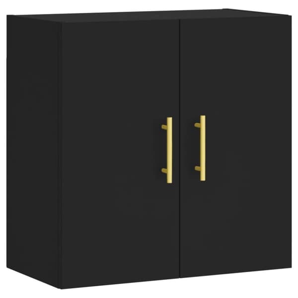 vidaXL Veggskap svart 60x31x60 cm konstruert tre