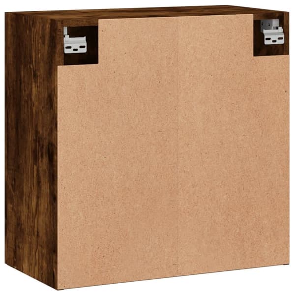 vidaXL Veggskap røkt eik 60x31x60 cm konstruert tre