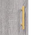 Miniatyrbilde 8 av 11: vidaXL Veggskap grå sonoma 60x31x60 cm konstruert tre