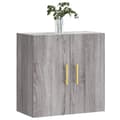 Miniatyrbilde 2 av 11: vidaXL Veggskap grå sonoma 60x31x60 cm konstruert tre