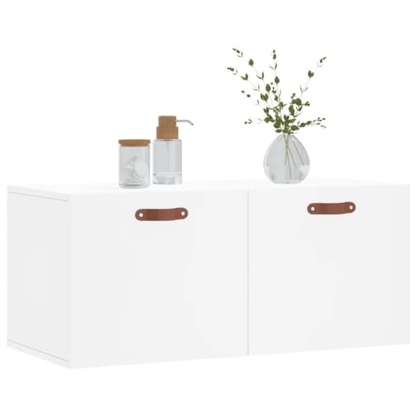 vidaXL Väggskåp vit 80x36,5x35 cm konstruerat trä