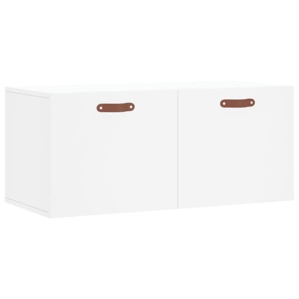 vidaXL Väggskåp vit 80x36,5x35 cm konstruerat trä