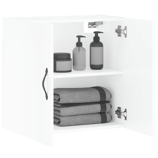 vidaXL Väggskåp vit högglans 60x31x60 cm konstruerat trä