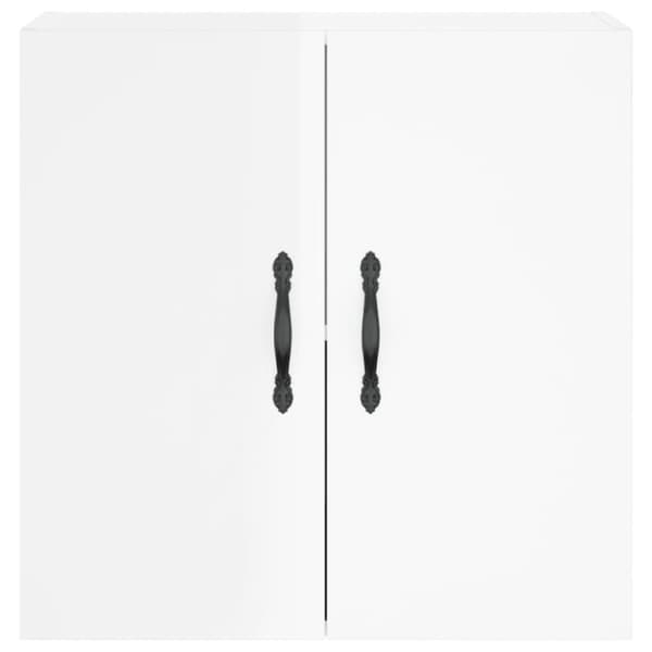 vidaXL Väggskåp vit högglans 60x31x60 cm konstruerat trä
