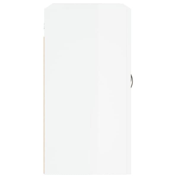 vidaXL Väggskåp vit högglans 60x31x60 cm konstruerat trä