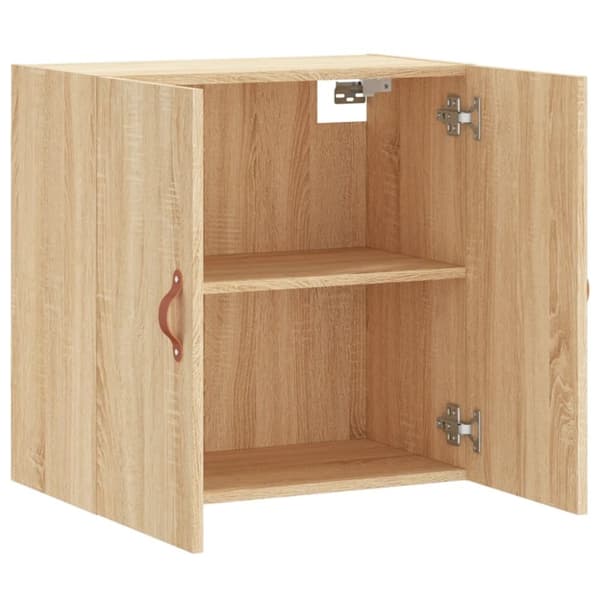 vidaXL Veggskap sonoma eik 60x31x60 cm konstruert tre