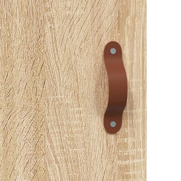 vidaXL Veggskap sonoma eik 60x31x60 cm konstruert tre