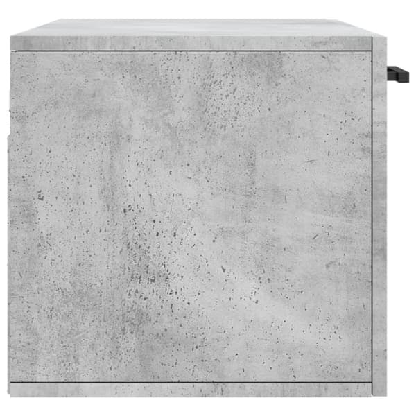 vidaXL Veggskap betonggrå 80x36,5x35 cm konstruert tre