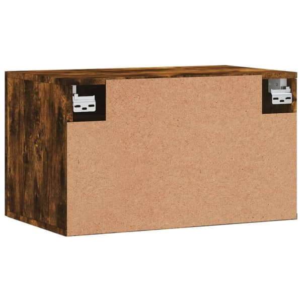 vidaXL vægskab 60x36,5x35 cm konstrueret træ røget egetræsfarve