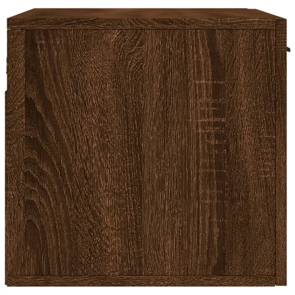 vidaXL vægskab 60x36,5x35 cm konstrueret træ brun egetræsfarve