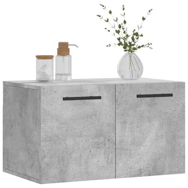 vidaXL vægskab 60x36,5x35 cm konstrueret træ betongrå