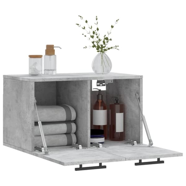 vidaXL vægskab 60x36,5x35 cm konstrueret træ betongrå