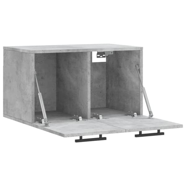 vidaXL vægskab 60x36,5x35 cm konstrueret træ betongrå