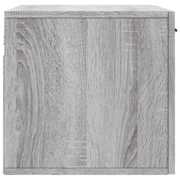 vidaXL Veggskap grå sonoma 60x36,5x35 cm konstruert tre