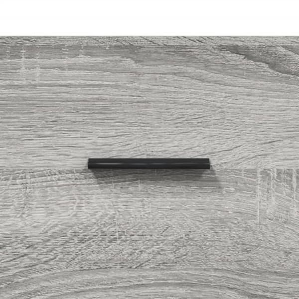 vidaXL Veggskap grå sonoma 60x36,5x35 cm konstruert tre