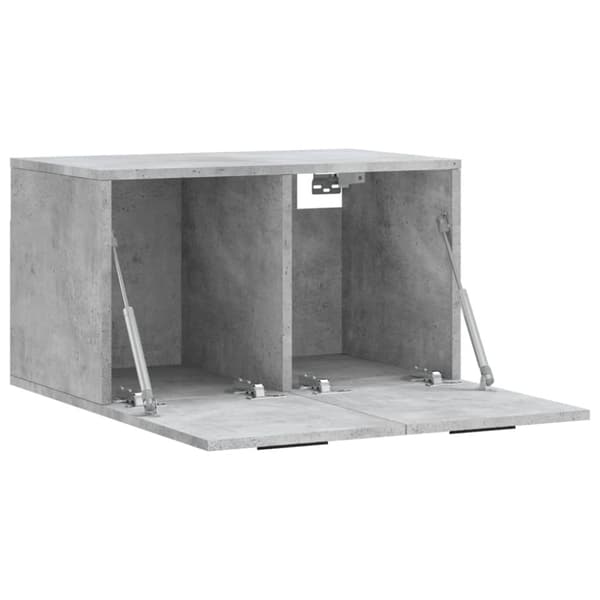 vidaXL Seinäkaappi betoninharmaa 60x36,5x35 cm tekninen puu