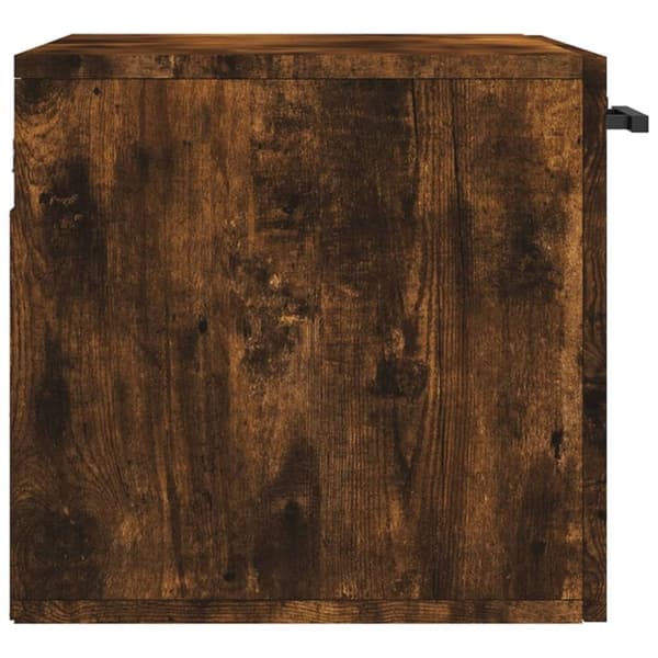 vidaXL Väggskåp rökfärgad ek 60x36,5x35 cm konstruerat trä