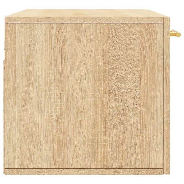 vidaXL vægskab 80x36,5x35 cm konstrueret træ sonoma-eg