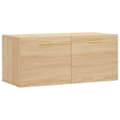Miniatyrbillede 1 af 11: vidaXL vægskab 80x36,5x35 cm konstrueret træ sonoma-eg