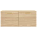Miniatyrbilde 4 av 11: vidaXL Veggskap sonoma eik 80x36,5x35 cm konstruert tre