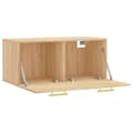 Miniatyrbilde 5 av 11: vidaXL Veggskap sonoma eik 80x36,5x35 cm konstruert tre