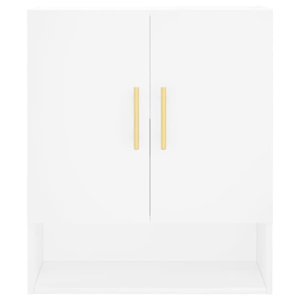 vidaXL Veggskap hvit 60x31x70 cm konstruert tre