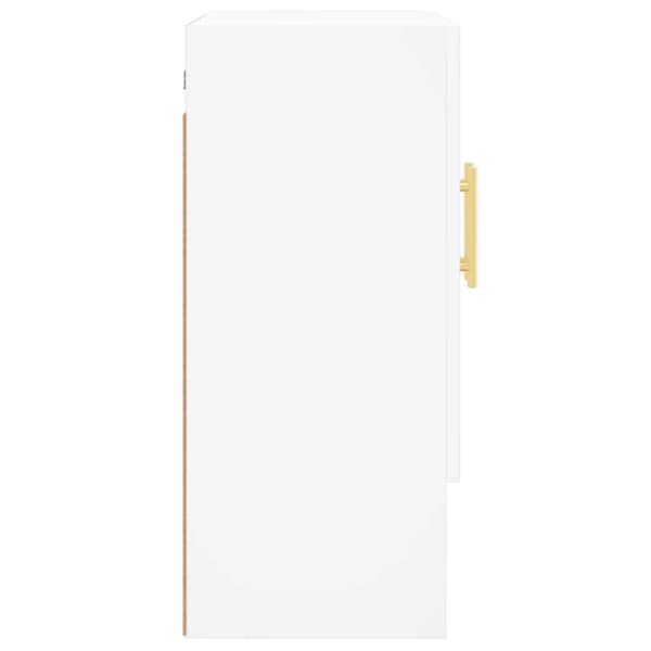 vidaXL Veggskap hvit 60x31x70 cm konstruert tre