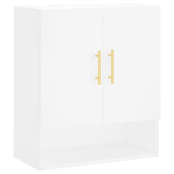 vidaXL Veggskap hvit 60x31x70 cm konstruert tre