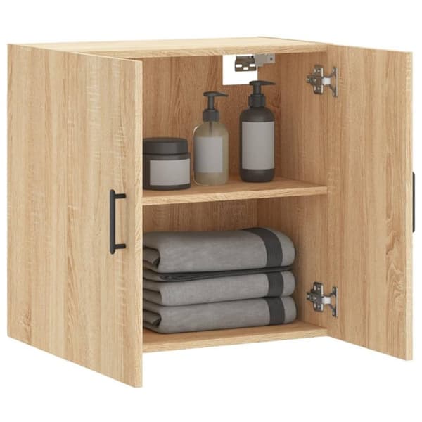 vidaXL vægskab 60x31x60 cm konstrueret træ sonoma-eg