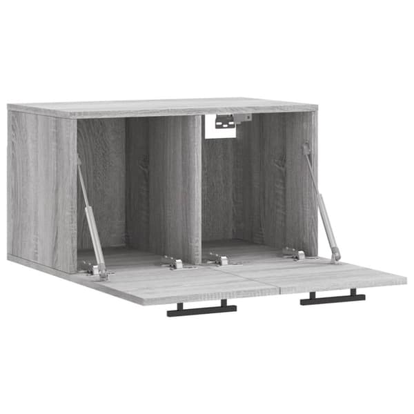 vidaXL Veggskap grå sonoma 60x36,5x35 cm konstruert tre