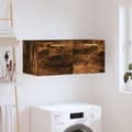 Miniatyrbillede 11 af 11: vidaXL vægskab 80x36,5x35 cm konstrueret træ røget egetræsfarve