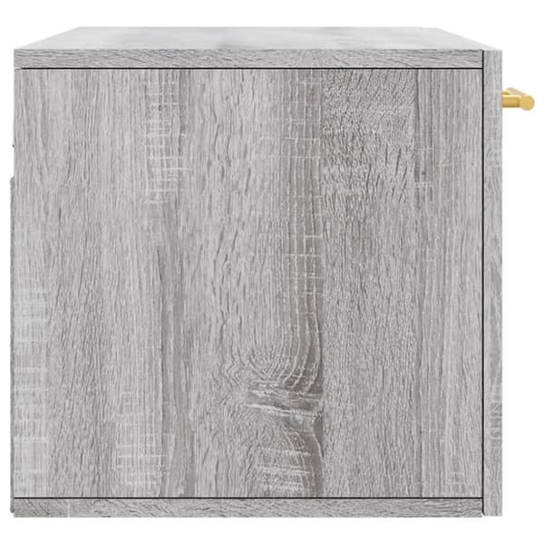 vidaXL Veggskap grå sonoma 80x36,5x35 cm konstruert tre