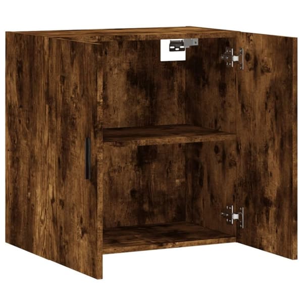 vidaXL Väggskåp rökfärgad ek 60x31x60 cm konstruerat trä