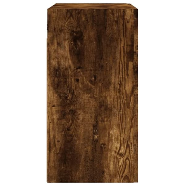 vidaXL Väggskåp rökfärgad ek 60x31x60 cm konstruerat trä