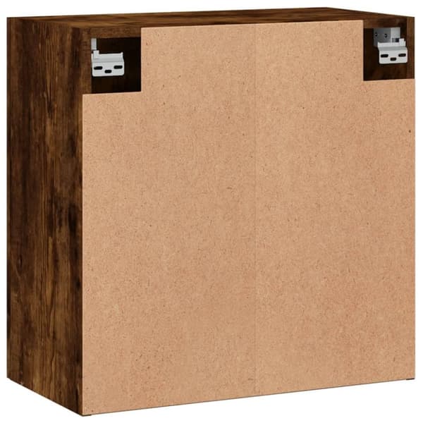 vidaXL Väggskåp rökfärgad ek 60x31x60 cm konstruerat trä