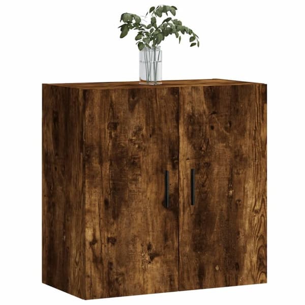 vidaXL Väggskåp rökfärgad ek 60x31x60 cm konstruerat trä