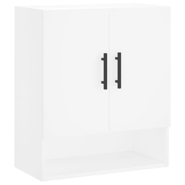 vidaXL vægskab 60x31x70 cm konstrueret træ hvid