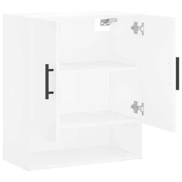 vidaXL Veggskap hvit 60x31x70 cm konstruert tre